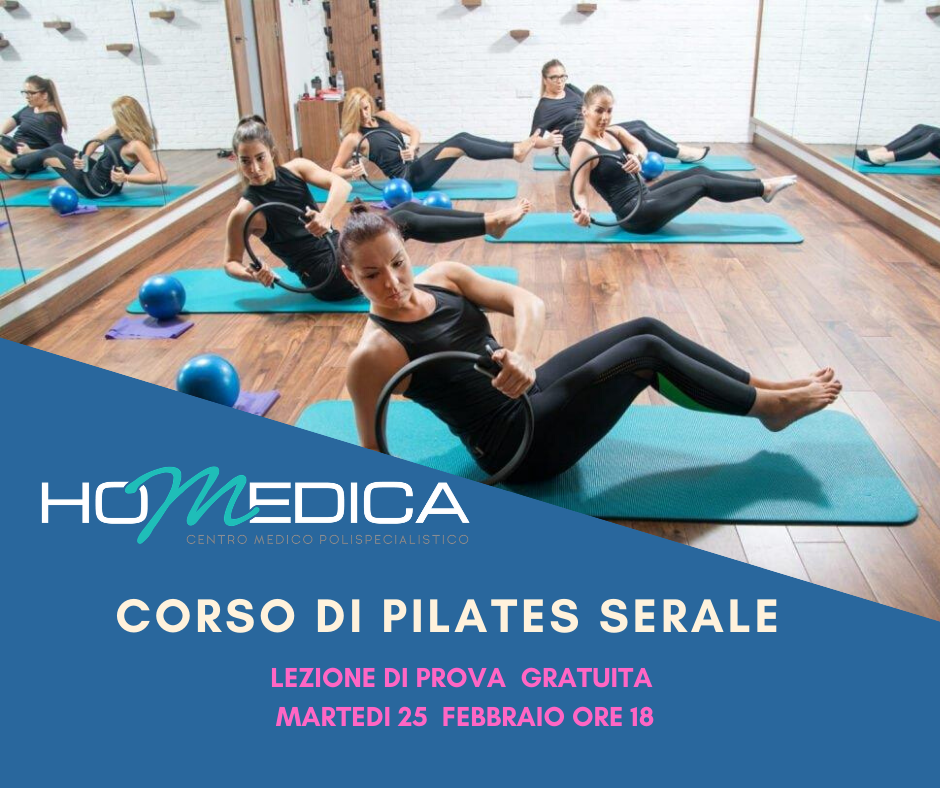 MARTEDI 25 FEBBRAIO LEZIONE DI PROVA PILATES